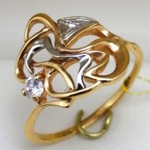 32г / Золото585 / фианиты круглые