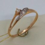 08г / Золото585 / фианиты круглые