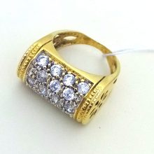 38г / Золото750 / фианиты круглые