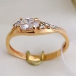 37г / Золото585 / фианиты овальные
