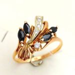 43г / Золото585 / фианиты овальные
