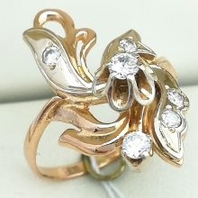 98г / Золото585 / фианиты круглые