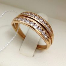 49г / Золото585 / фианиты круглые