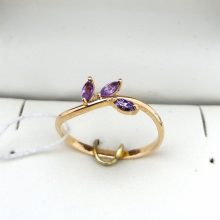 40г / Золото585 / фианиты овальные