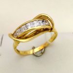 02г / Золото585 / фианиты квадрат
