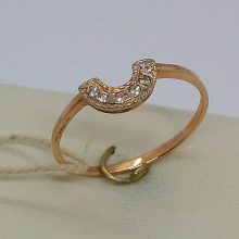 12г / Золото585 / фианиты круглые