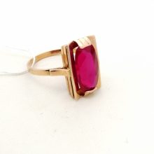 32г / Золото583 / корунд синтетический