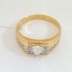 26г / Золото585 / фианиты овальные