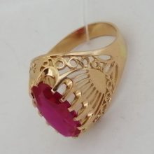 19г / Золото583 / корунд синтетический