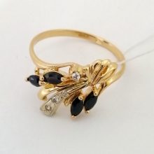 33г / Золото585 / фианиты овальные