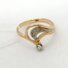 03г / Золото585 / фианиты круглые