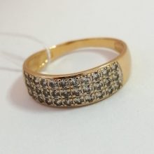 25г / Золото585 / фианиты круглые