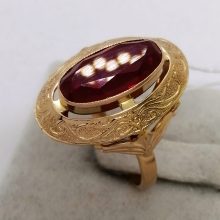 52г / Золото583 / фианиты овальные