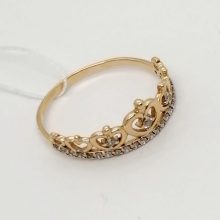 16г / Золото585 / фианиты круглые