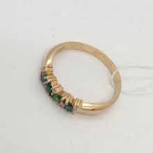 09г / Золото585 / фианиты овальные