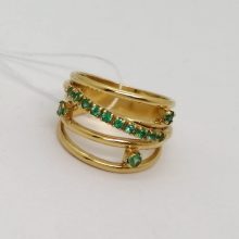 62г / Золото585 / фианиты круглые