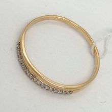 32г / Золото585 / фианиты круглые