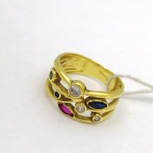 90г / Золото585 / фианиты овальные