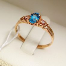 43г / Золото585 / фианиты овальные