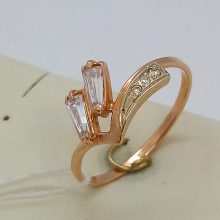 03г / Золото585 / фианиты прямоугольные