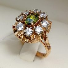 90г / Золото585 / фианиты овальные